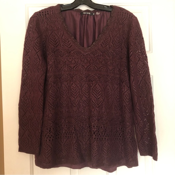 Nic+Zoe sweater Size PM - Picture 4 of 8